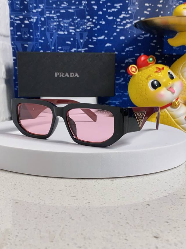 Prada 2025 Fashion Square Driving Sunglasses for Men and Women, Unisex (Ddd)