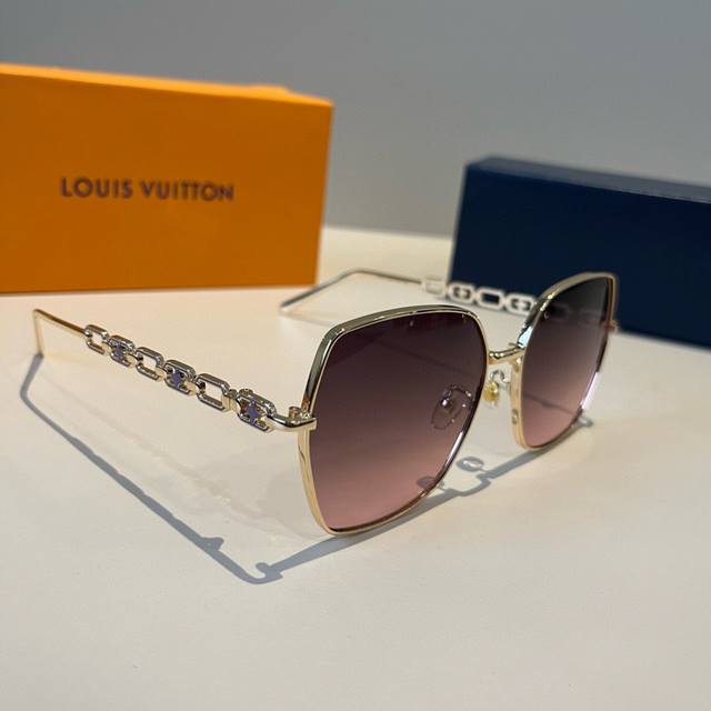 Louis Vuitton sunglasses, sunshades, high-fashion European and American style, D