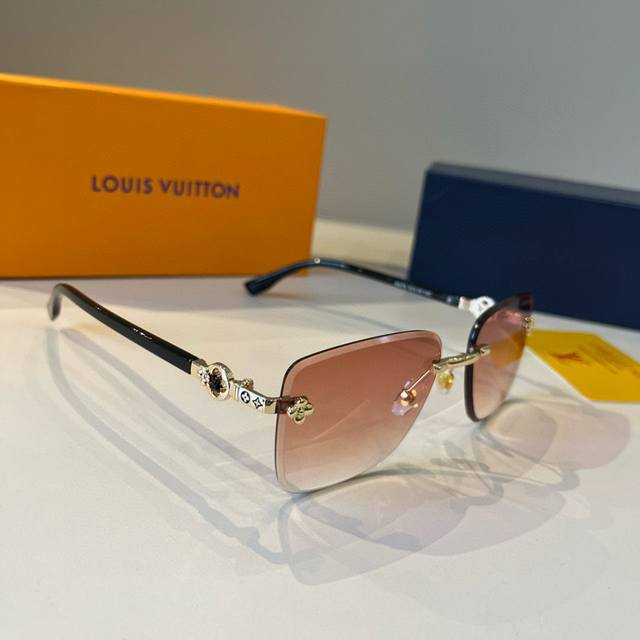 Louis Vuitton sunglasses, sunshades, high-fashion European and American style, D