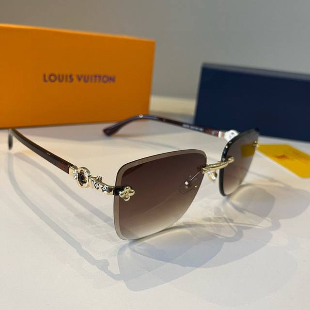 Louis Vuitton sunglasses, sunshades, high-fashion European and American style, D