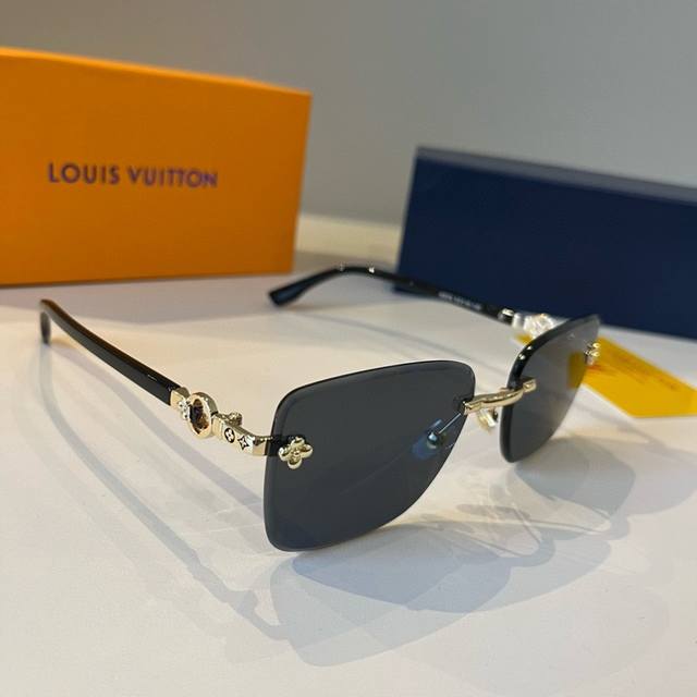 Louis Vuitton sunglasses, sunshades, high-fashion European and American style, D
