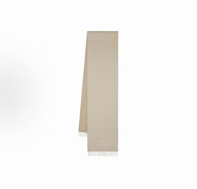 Louis Vuitton Tassel-Trimmed Wool Knit Scarf, Unisex, Couple Style, 35X240, 95%