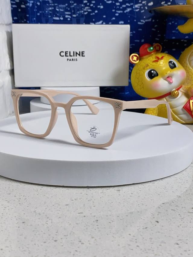 Celine 2025 New Arc de Triomphe Retro Angular Tr Popular Blue Light Blocking Gla