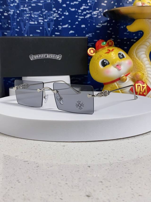 Chrome Hearts Croatia 2025 New Korean Style Fashion Frameless Cut-Edge Sunglasse