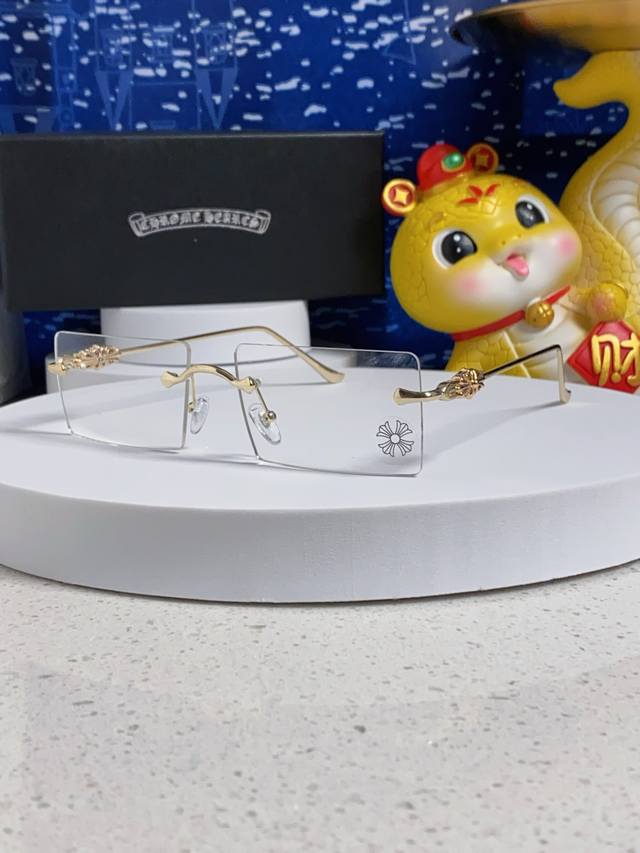 Chrome Hearts Croatia 2025 New Korean Style Fashion Frameless Cut-Edge Sunglasse