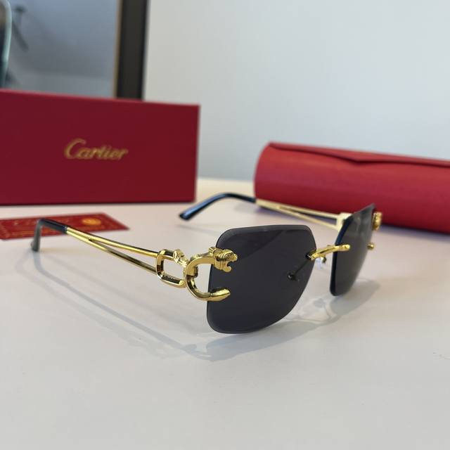 Cartie* Exquisite Cartie Sunglasses, made of metal, PC, with frameless, ultra-li