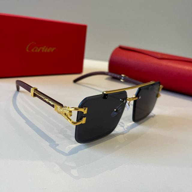 Cartie* Exquisite Cartie Sunglasses, made of metal, PC, with frameless, ultra-li