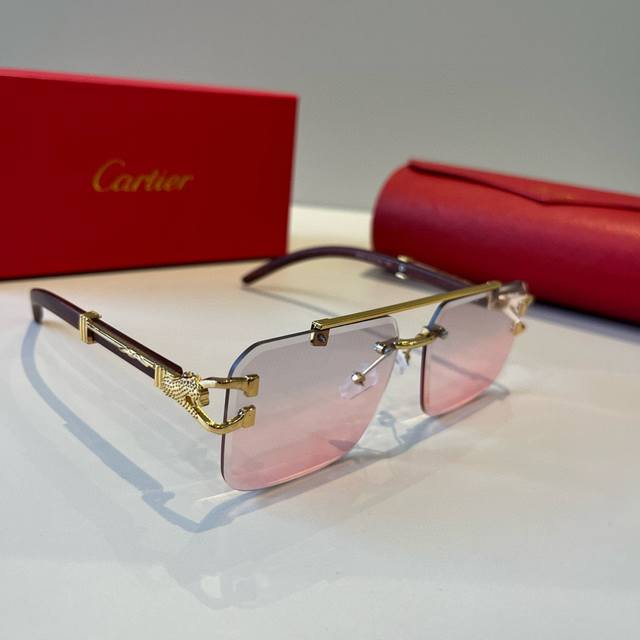 Cartie* Exquisite Cartie Sunglasses, made of metal, PC, with frameless, ultra-li