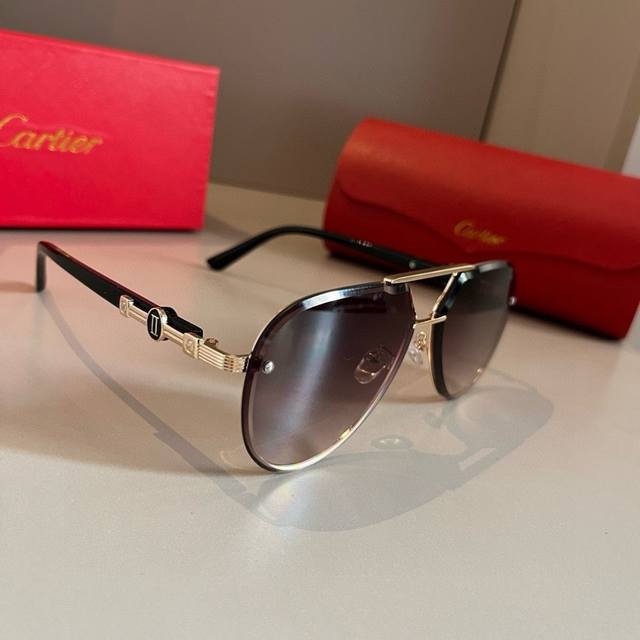 Cartie* Exquisite Cartie sunglasses, crafted with a light electroplating process