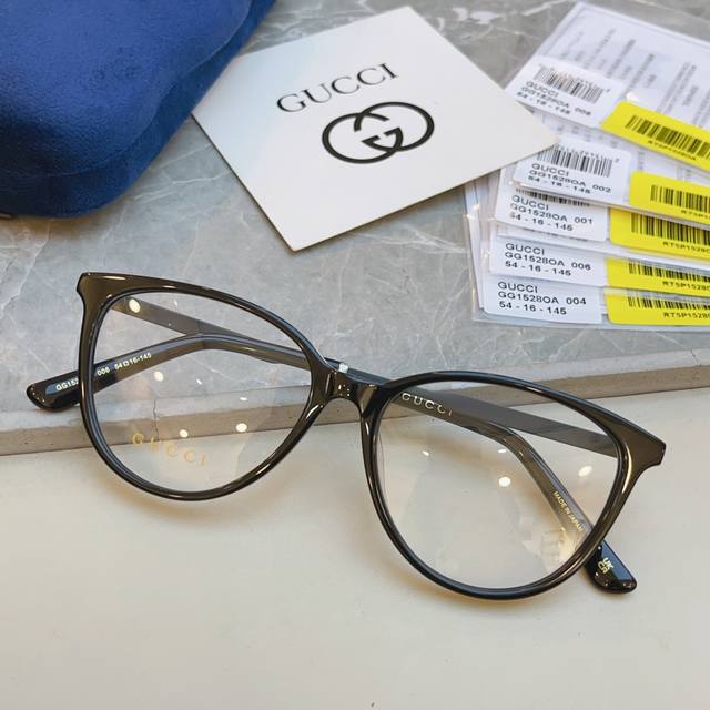 Gucc* Gucci new eyeglass frame, Gg1528Oa, Size: 54 (16-145mm) Ddd
