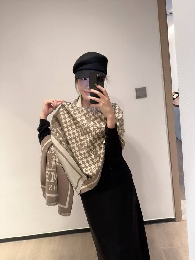 New Hermes shawl, highly recommended! A Hermes boutique bestseller with a three-