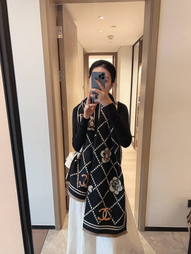 New H-Cha-1006 Chanel-style mesh scarf, highly recommended for VIPs! Act fast! H