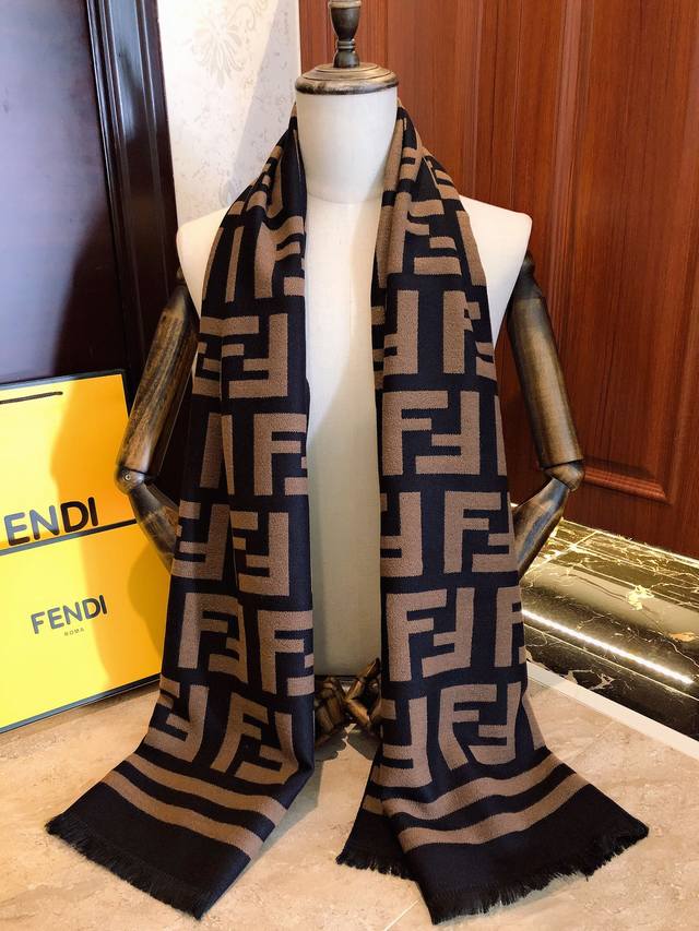 Fendi's top-quality limited edition scarf, a rare find even with money, is a tru