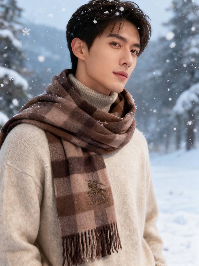 This new Burberry men's checkered premium style features a checkered pattern wit