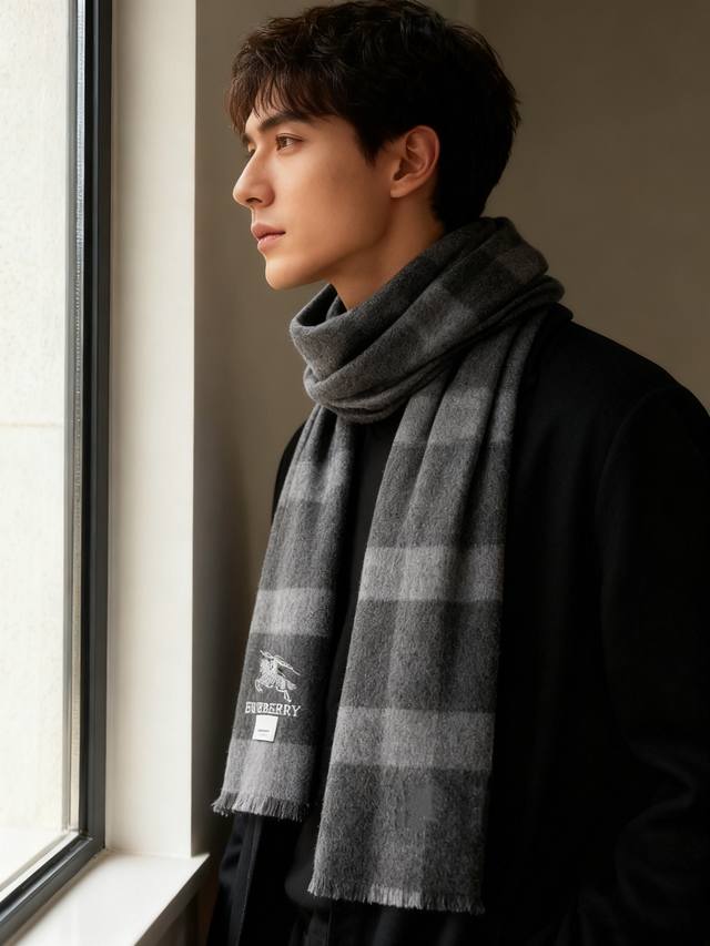 Burberry's new cashmere men's plaid is absolutely gorgeous! So stylish and charm