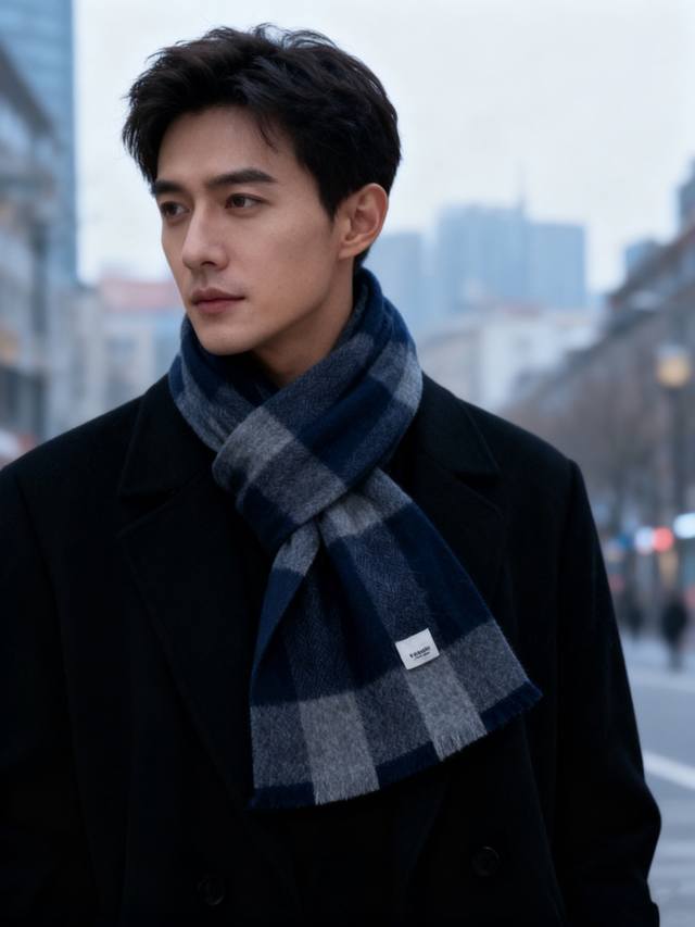 Burberry's new cashmere men's plaid is absolutely gorgeous! So stylish and charm