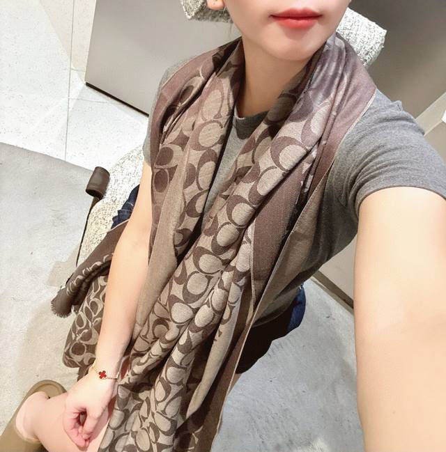 Coach classic scarf/shawl. Every color is beautiful and super comfortable. Elega