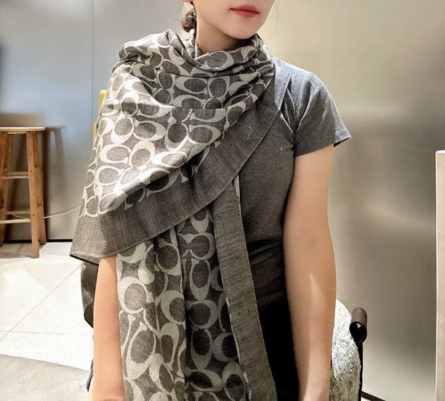 Coach classic scarf/shawl. Every color is beautiful, super comfortable, elegant