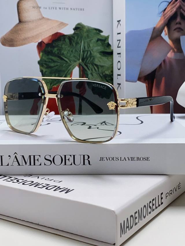 Versace European and American style fashion sunglasses, men's polarized sunglass