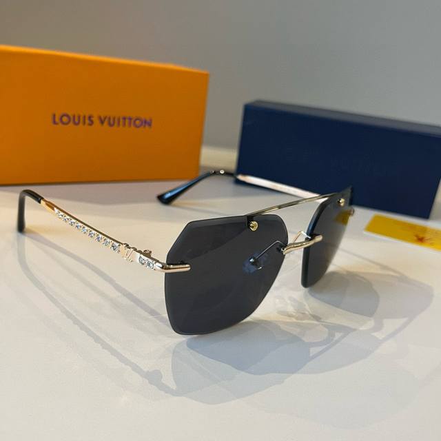 Louis Vuitton sunglasses, sunshades, high-fashion European and American style, D
