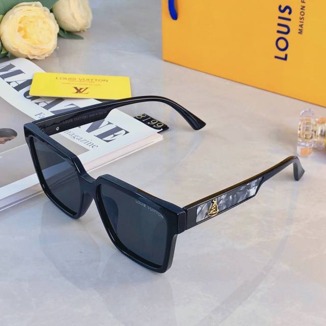 Louis Vuitto *New Retro Chic Trendy High-End Sunglasses with Hong Kong Style, St