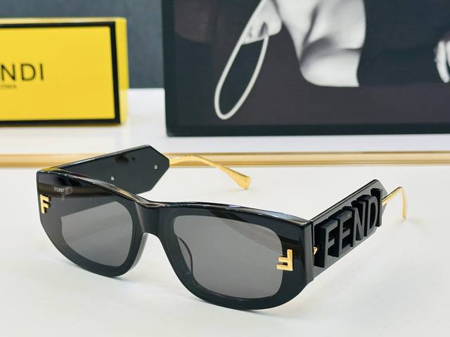 New Fend* Fe4090 Size: 55 (20-145) Fendi Fashion Classic Sunglasses Ddd