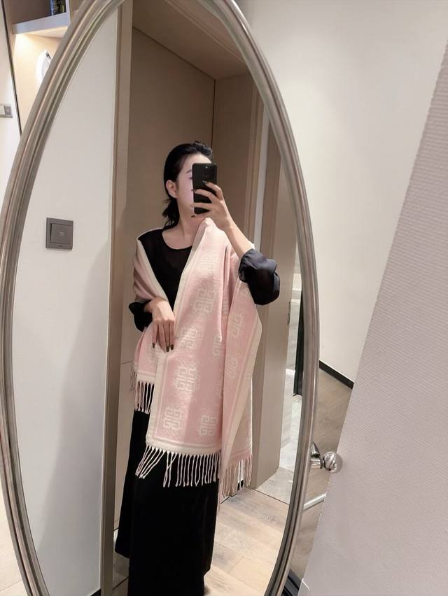 Givenchy Cashmere Long Scarf, New Arrival, Highly Recommended. Heavyweight impor