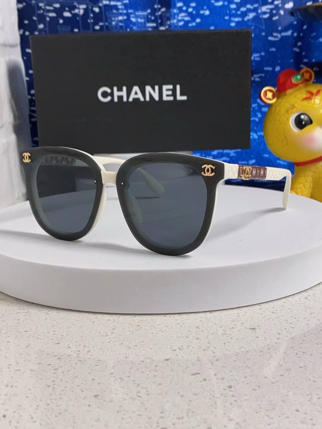 Chanel 2025 New High-End Polarized Sunglasses for Women, Slimming Face Fashion S