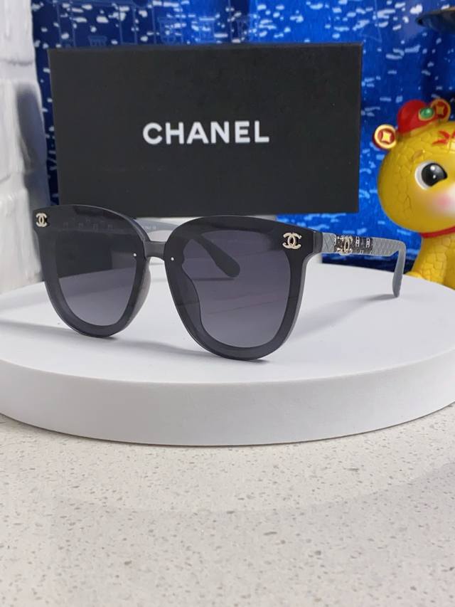 Chanel 2025 New High-End Polarized Sunglasses for Women, Slimming Face Fashion S
