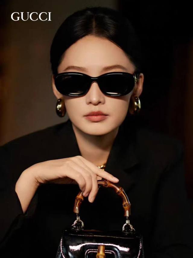 Gucci women's sunglasses 2025 new style, Ni Ni and Li Qin's same style, fashiona