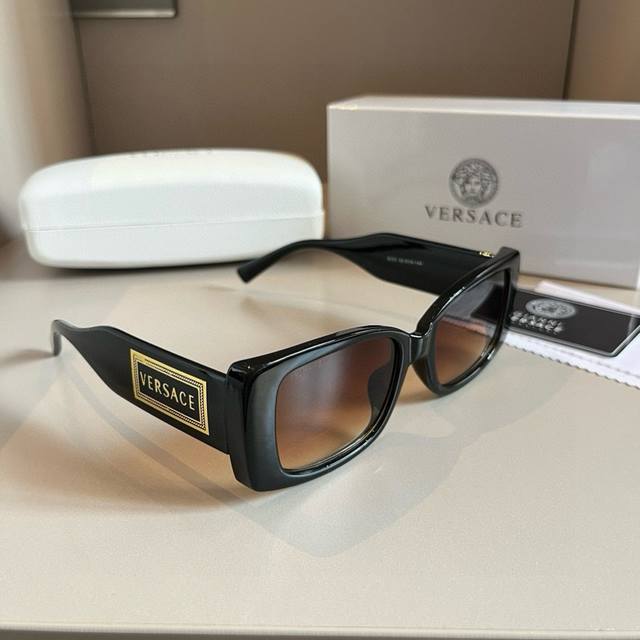 Versace European and American style fashion sunglasses, polarized lenses, unisex