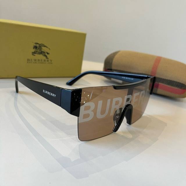 Burberry Letter Print Sunglasses 4291 Burberry Hip Hop Sunglasses Goggles Be4291