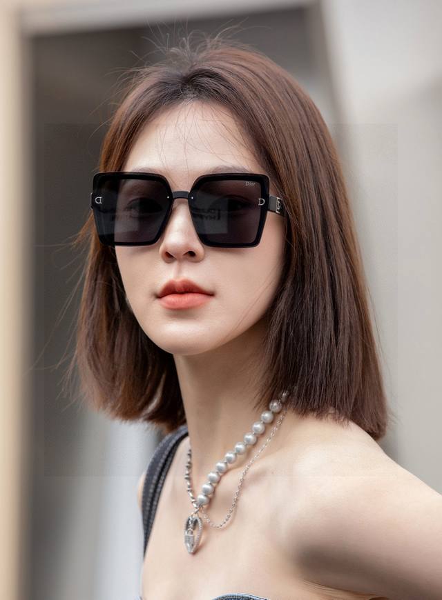 Dior 2025 Spring New Trendy Hot Selling Fashion Square Frame Polarized Sunglasse