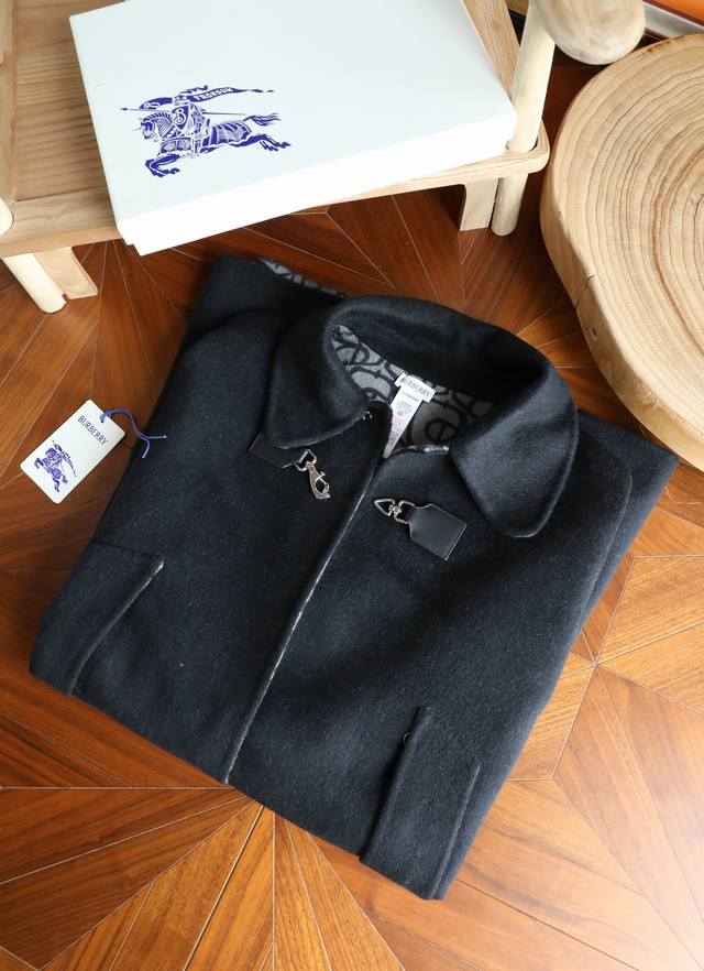 B Fishbone Zhang Jingyi Same Style Cape A-line silhouette, 90cm long, double-fac