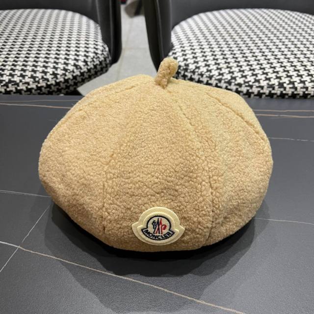 Moncler Beret Autumn New Women's Trendy Ins Influencer Fashion Painter Hat Ddd