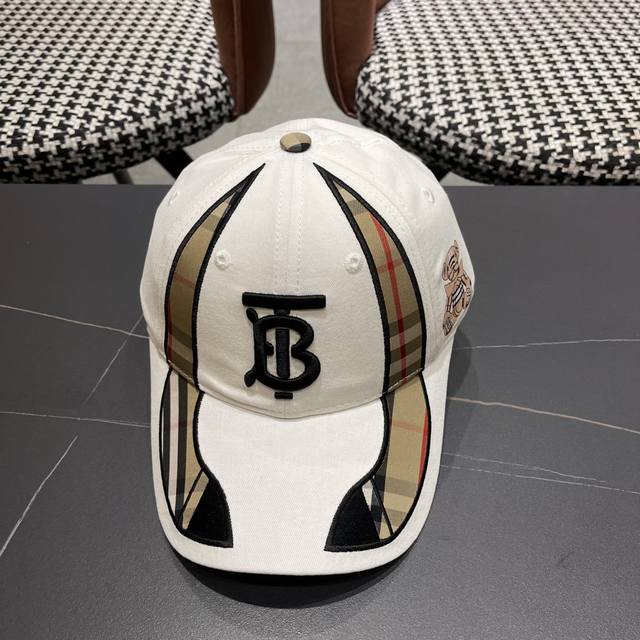 Burberry Baseball Cap, New Style, Versatile, Makes Face Look Smaller, Summer Sun