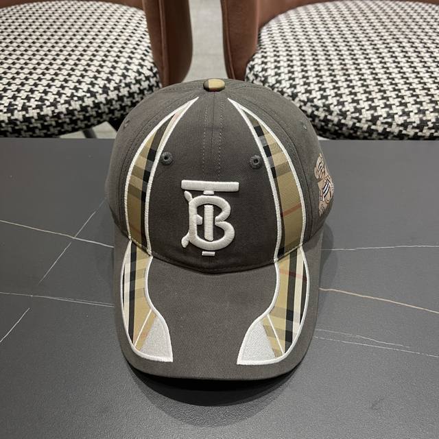 Burberry Baseball Cap, New Style, Versatile, Face-Slimming, Summer Sun Protectio