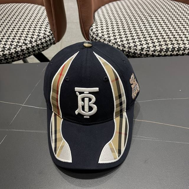Burberry Baseball Cap, New Style, Versatile, Makes Face Look Smaller, Summer Sun