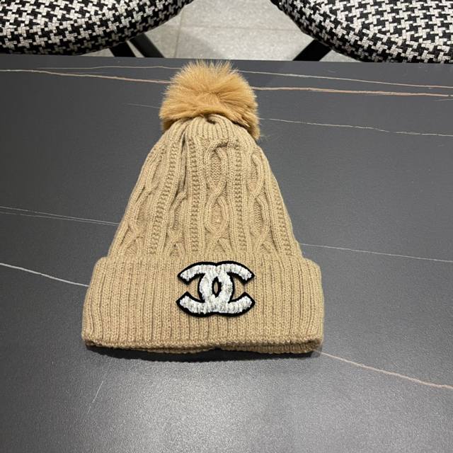 Chanel vintage double C knit beanie, a popular style among online fashionistas,