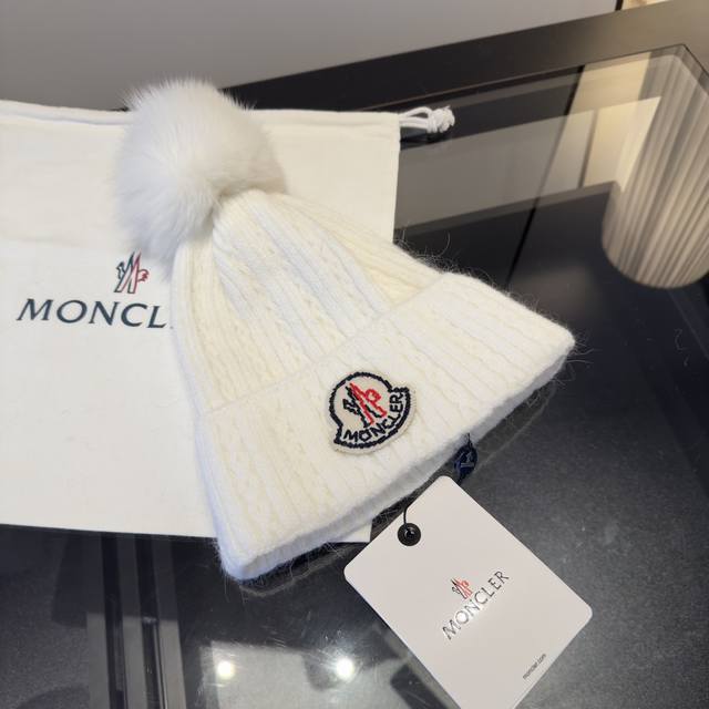 Moncler knitted beanie is extremely soft and comfortable, warm and stylish, simp