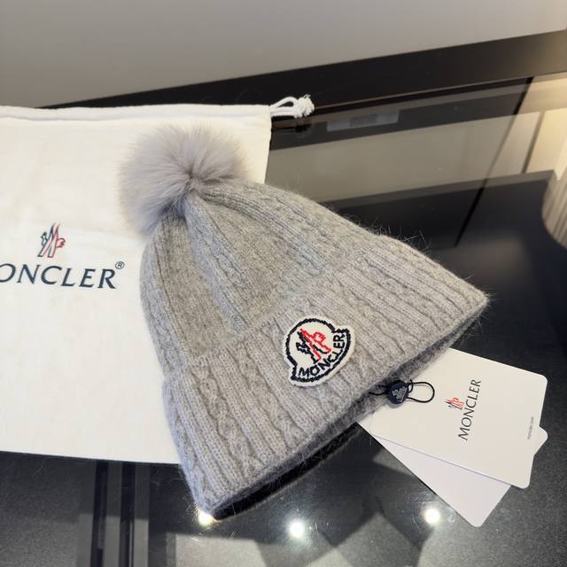 Moncler knitted beanie is extremely soft and comfortable, warm and stylish, simp
