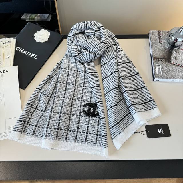 Chanel Knitted Scarf Ddd
