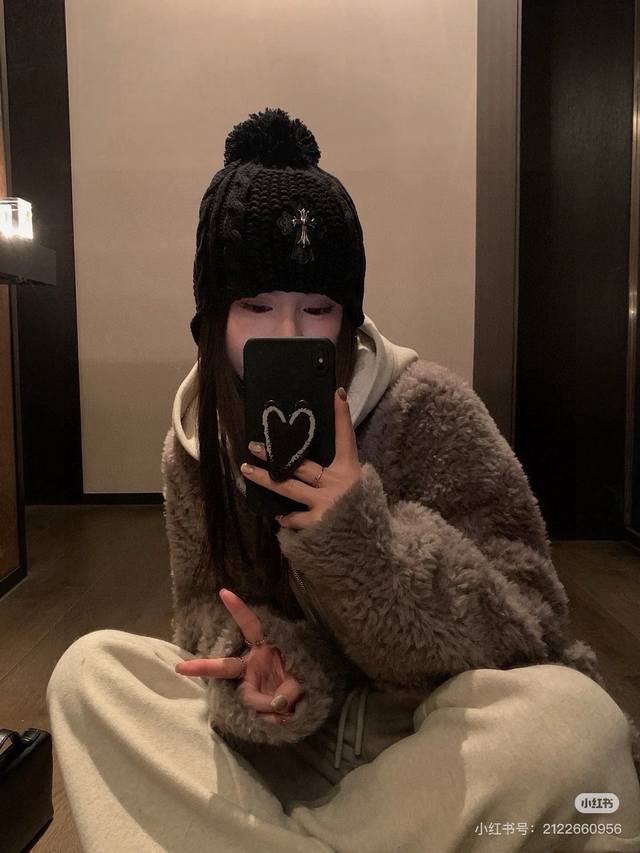 Chrome Hearts New Knitted Earflap Cap, High-End Custom Ddd