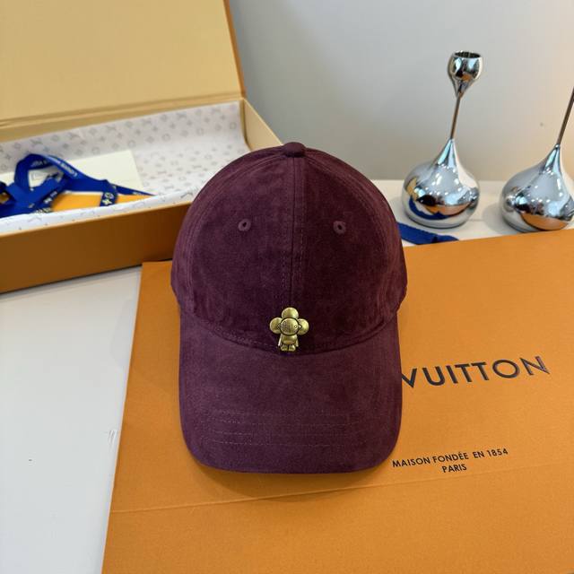 Louis Vuitton New Baseball Cap, High-End Custom Style, Head Circumference 57cm (