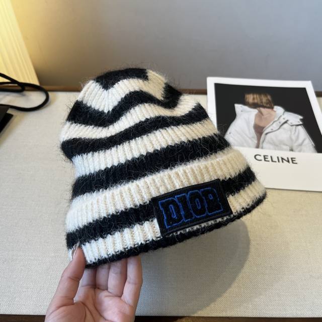 Dior Miss knitted beanie, wool hat Ddd