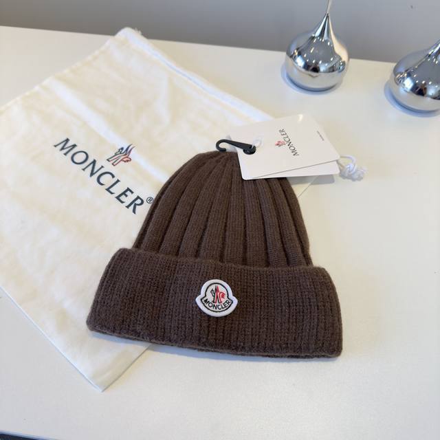 Moncler new wool beanie, 100% wool, Ddd