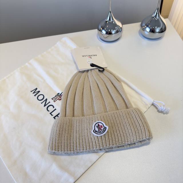 Moncler new wool beanie, 100% wool, Ddd