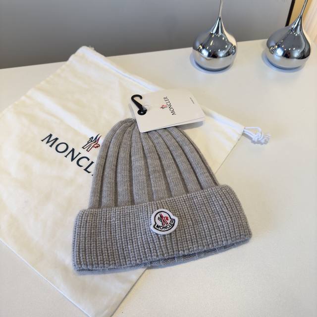 Moncler new wool beanie, 100% wool, Ddd