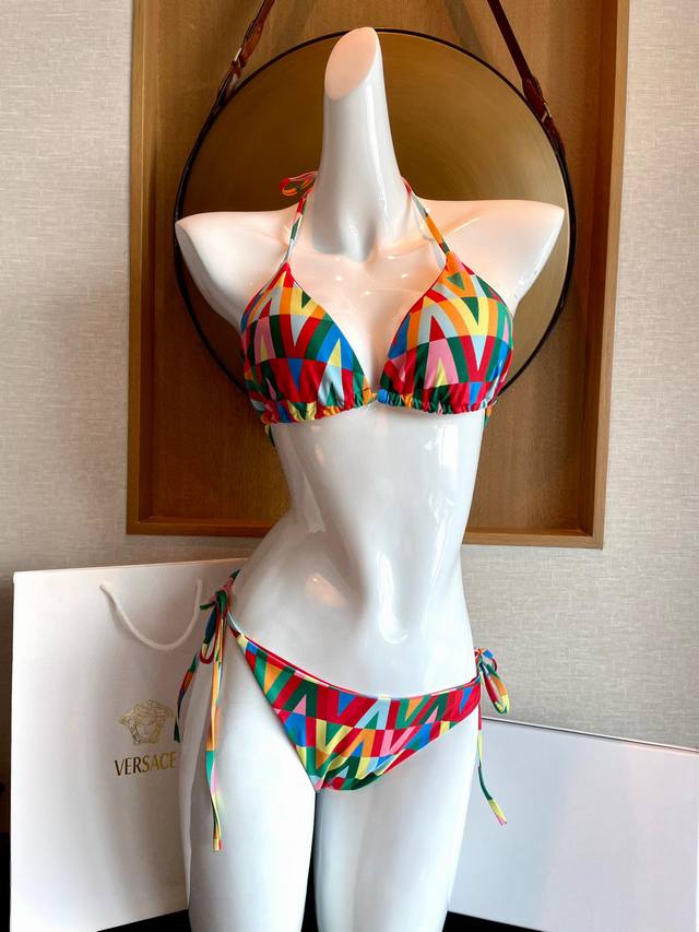 Valentino's new colorful bikini is now available at major department stores, exu