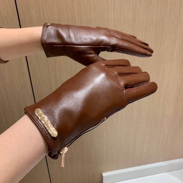 2025 New Exclusive First Release Touchscreen Gloves Gucci New U-Open Bow High-En